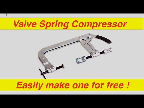 Easy how to make a valve spring compressor for free