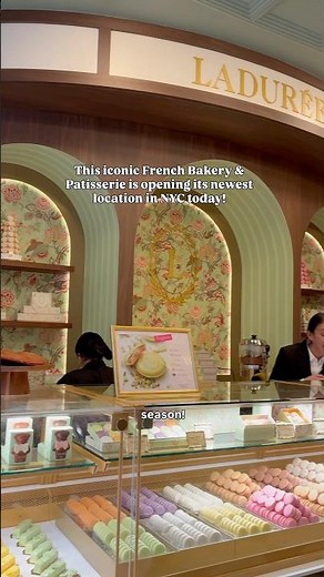 Laduree’s newest location in the Rockefeller Center!