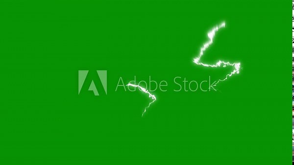 Animated lightning overlay with continuous electric bolts flashing, lightning strike that looks so realistic, lightning storm, blue light force effect, blue Lightning flash Thunderbolt isolated