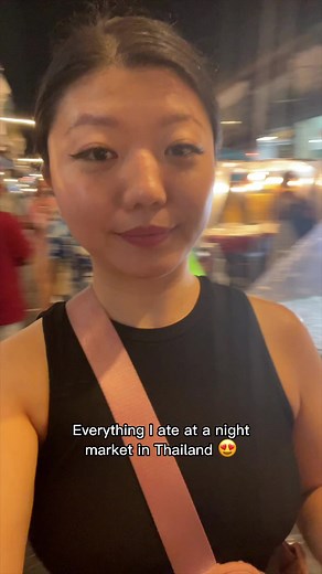 1.3M views · 10K reactions | Everything I ate at a night market in Thailand! At the Sunday Night Market in Phuket ✨ | CupofTJ | Facebook