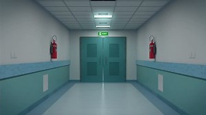Hospital Corridor Opening Doors Looping Animation Stock Footage Video (100% Royalty-free) 1012535273 | Shutterstock