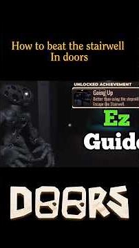 How to beat the stairwell Roblox doors easy guide