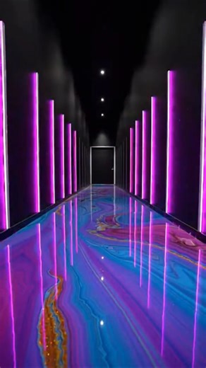 Luxury Neon Hallway Transformation | Futuristic LED Corridor Design 2026