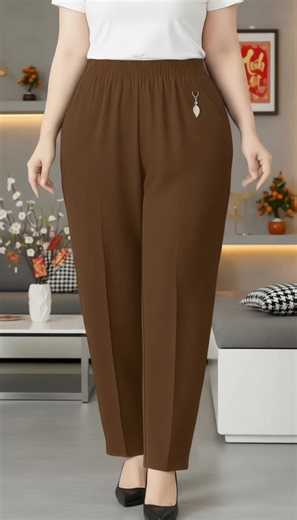 Quần Trung Niên Dáng Baggy Thanh Lịch BigSize