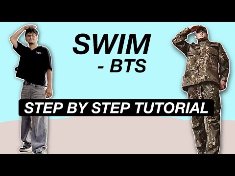 BTS 'SWIM' *STEP BY STEP TUTORIAL* (Beginner Friendly)