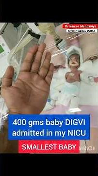 Miracle 400 gm Baby😱The Journey of One of the Smallest Babies in the World | Dr Pawan Mandaviya