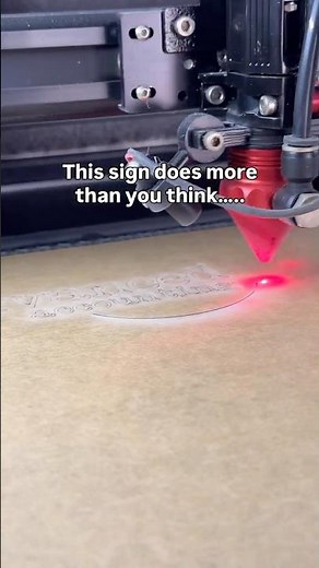 Making my most popular laser cut business sign