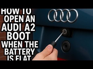 How to Open Audi A2 Boot with a Flat Battery – Quick Fix!