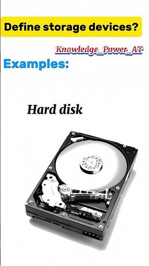 Define storage devices with example|What is storage devices and write it's examples#knowledge #power