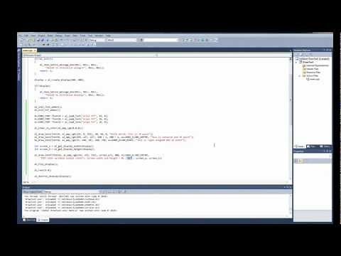 2.3 - Using Fonts and Text in Allegro 5