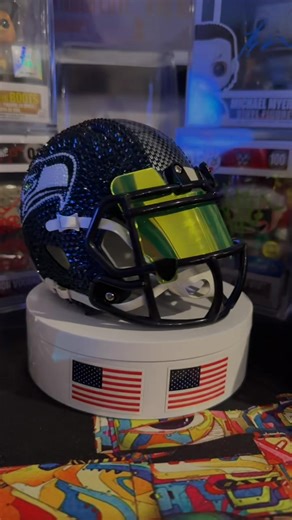 Custom Mini Helmet for Seattle Seahawks Fans