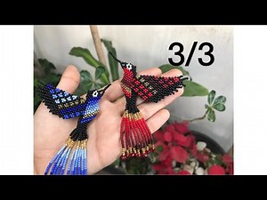 Colibrí grande en mostacilla 3/3 ,Aprende GRATIS !