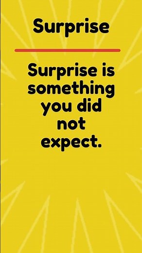 What Does Surprise Mean? | Word Wonders for Kids