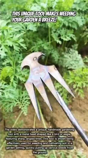 This Unique Tool Makes Weeding Your Garden a Breeze!