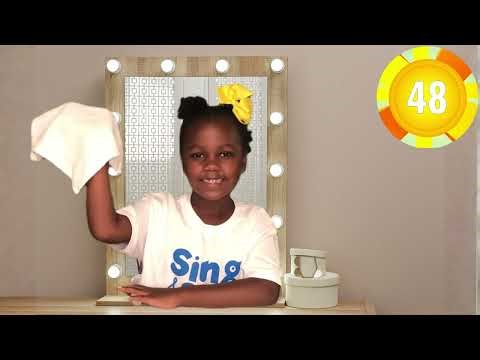 Wash your face song for kids.