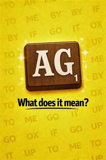 AG Meaning | 2-Letter Scrabble Words