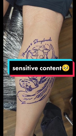 Emotional Memorial Tattoo for Baby Reggie