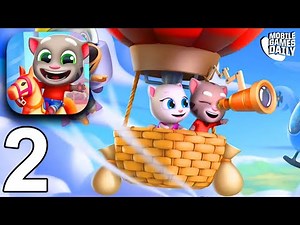 TALKING TOM FUN FAIR - WORLD 2 - Gameplay Walkthrough Part 2 (iOS Android)