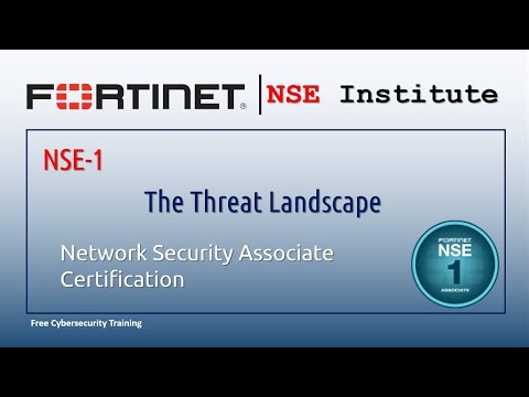NSE 1 Network Security Associate- Certificate Download