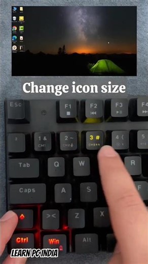 change icon size tutorial in 6 seconds!