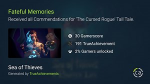 Fateful Memories achievement in Sea of Thieves