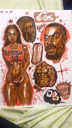 #rap #music #fypシ #art #brown #thick #baddie #baddies #drawing #artist #beatz #trapqueen #trap #fyp