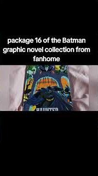 package 16 of the Batman graphic novel collection from fanhome
