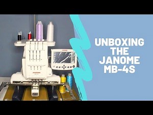 Unboxing My New Janome MB-4S Machine From SewingMachinePlus.com