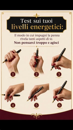 Dimmi come tieni la penna e ti dirò quale trauma stai cercando di soffocare oggi.