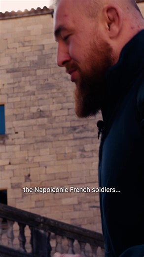 Joe Heyes knows his history 🧠🔥✨ Watch the full guided tour of Girona with Joe in the new episode of O2 Inside Line; This Rose, via the link in the comments 🔗 O2 | #WearTheRose | England Rugby