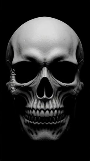 HUMAN SKULL MORPHS INTO ALIEN #claiips 07