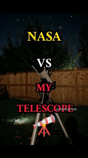 NASA vs My Telescope Views #space # shorts #planets