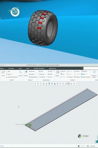 Creo Parametric for Designers and Engineers #cad #creoparametric #raa #3dcad #3ddesign c7t3