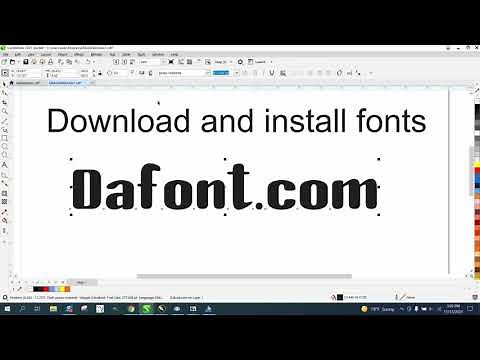 Corel Draw Tips & Tricks Fonts Download and install FONTS