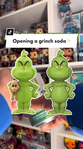 Do you have a Funko soda in your collection? 💚✨ and what do you think about this soda! @originalfunko #funko #funkopops #thegrinch #collector #funkosoda