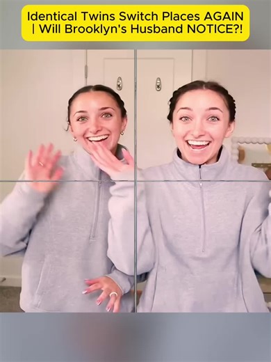 Identical Twins Switch Please AGAIN Will Brooklyn's Husband Notice #fyp #foryoupage #ldentical #twins #funny #ConSantanderConecto