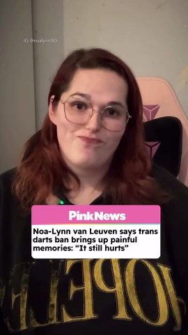 Trans darts player Noa-Lynn van Leuven opens up on ban: "It brings up childhood memories"