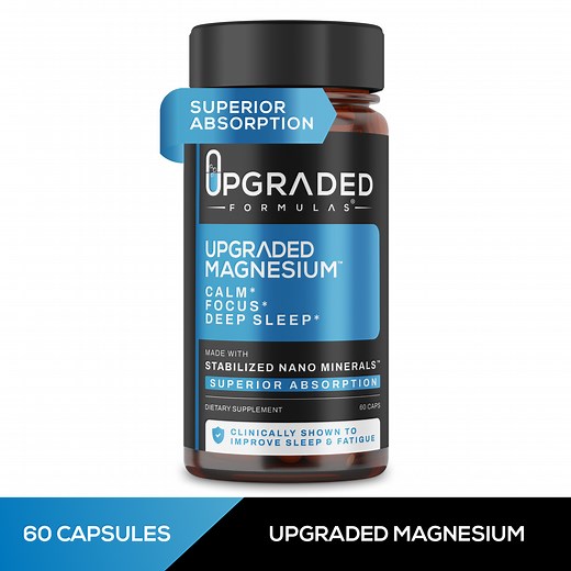 Upgraded Magnesium: Clinically Shown To Greatly Improve BOTH REM and D - Upgraded Formulas®