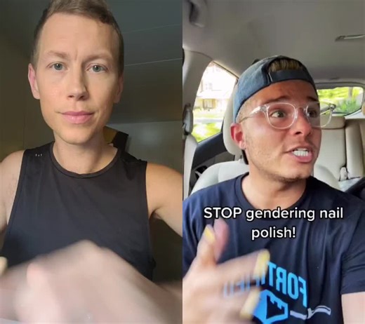 Embracing Color: Men with Painted Nails