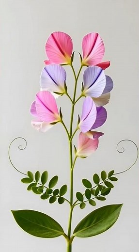 Sweet Pea Seed to Bloom 🌸 | Realistic Plant Growth Timelapse