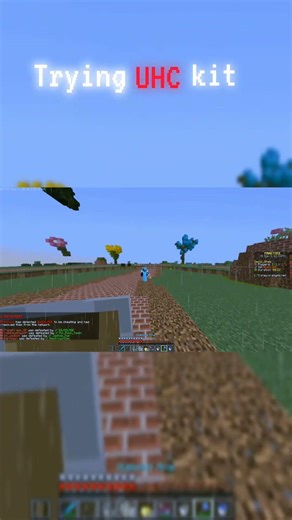 UHC kit🔥💀#minecraft