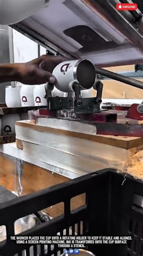 Cup Labeling with Screen Printing Process