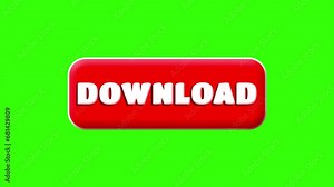 download animation button click hand click animation the appearance of the button is red with a green background