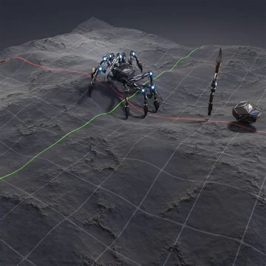 A fully procedural spider robot that walks — built entirely in Geometry Nodes 🕷️No rigging. No keyframes. Just pure node logic by @Cartesian_CAnd the best part? There's a full tutorial so YOU can build your own walking creature in Blender 🔥 Who's trying this? 👇#Blender3D