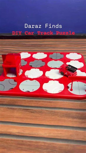 Mum-Approved Kids Toys & Learning Finds 🇵🇰 | Put your child's puzzle skills to test with this DIY puzzle track. Comment for daraz link 🔗 . . . #diytoys #cartrack #pakistanimom... | Instagram