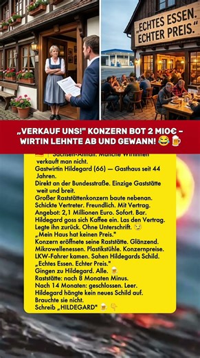 „VERKAUF UNS!" KONZERN BOT 2 MIO€ – WIRTIN LEHNTE AB UND GEWANN! 😂🍺
