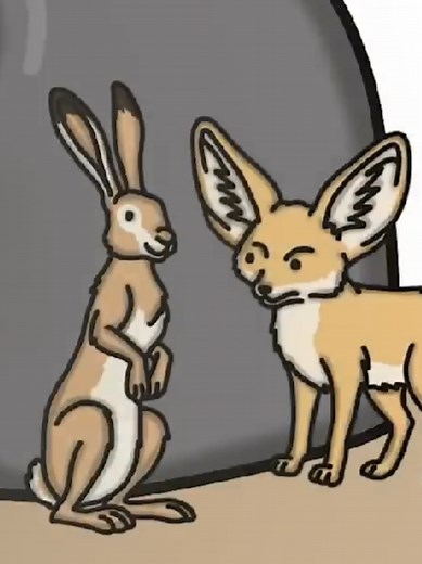Challenges of Being a Fennec Fox in the Desert