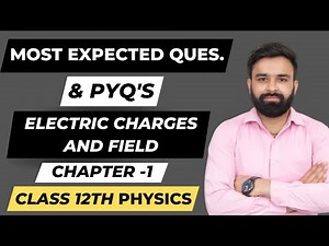 Most Expected Questions and PYQ's Chapter -1 Electric Charges and field Class 12th Physics