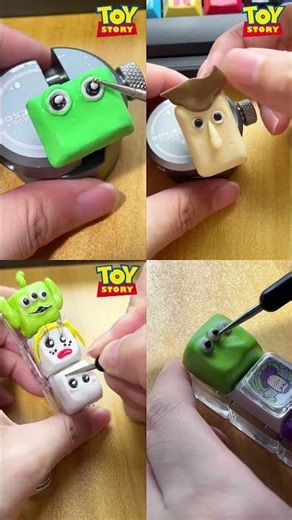 Toy story 5 Toys with Keycaps #art #tiktok #shorts #keycaps #diy #toystory5 #toystory #clay