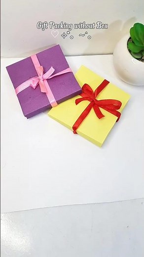 Cute Gift Packing Idea 🎁| How to Pack Jewelry Items Without Box